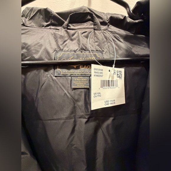 NWT American Eagle 🦅 Outfitters Hooded Stadium Puffer Jacket - Picture 5 of 5